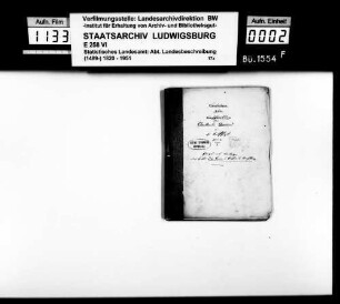 Beiträge des [Esslinger Konrektors] Karl Pfaff zur historiographischen Beschreibung des Oberamts