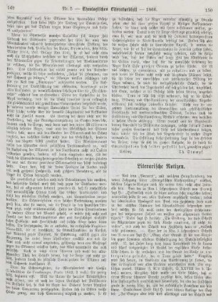 150-152 Literarische Notizen