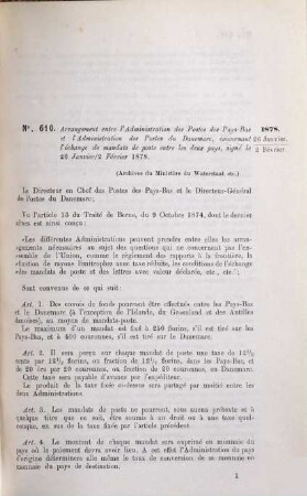 Recueil des traités et conventions conclus par le royaume des Pays-Bas avec les puissances étrangères, depuis 1813 jusqu'à nos jours, 8