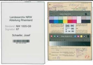 Entnazifizierung Josef Schaefer , geb. 30.12.1898 (Bauingenieur)