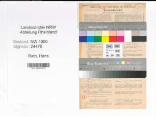 Entnazifizierung Hans Rath, geb. 19.03.1920 (Amtsgehilfe)