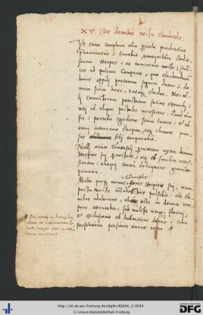 [fol. 13] De domibus noctu claudendis