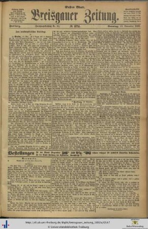 20.11.1892 (Erstes Blatt)