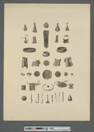 [Tafel 81. Geräth und Schmuck aus Metall.]
