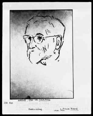 Richard Hamann (1879-1961), Professor für Kunstgeschichte in Marburg