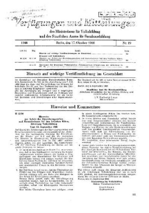 Hinweis auf wichtige Veröffentlichung im Gesetzblatt