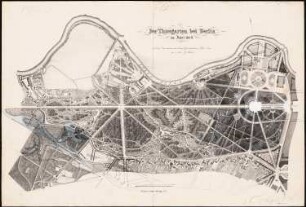 Nationaldenkmal für Wilhelm I. im Tiergarten, Berlin: Lageplan (vgl. Inv.Nr. 19297)