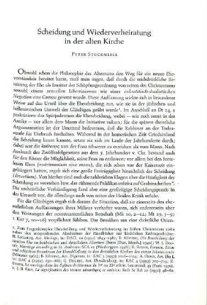 39-51 Scheidung und Wiederverheiratung in der alten Kirche