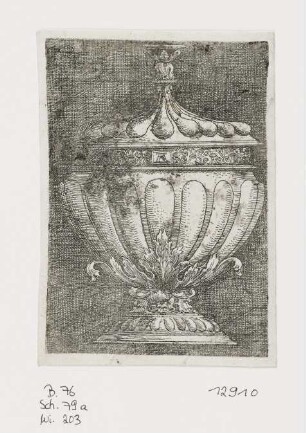 Deckelbecher in ovaler Form, Blatt 2 der Folge "Prunkgefäße"