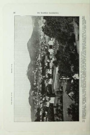 Thüringer Wald. Eisenach mit der Wartburg