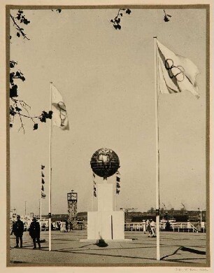 Der Seegarten während der Segelolympiade 1936