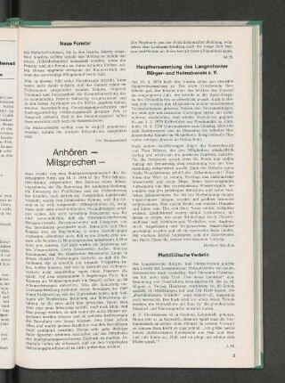 Anhören - Mitsprechen -