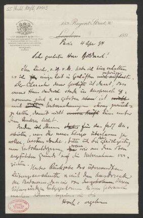 Brief an Karl Goldmark : 04.04.1894