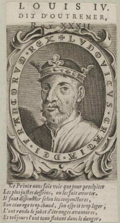 Bildnis von Louis IV., König von Frankreich