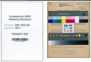 Entnazifizierung Karl Hasslach, geb. 19.04.1908 (Bausachverstaendiger)