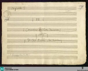 Concertino - Mus. Hs. 796 : fl, vl (2), vlc; C; GroF 807 BelH deest FarinaS 2004 3