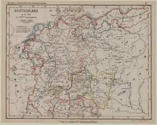Deutschland um die Mitte des XIVten Jahrhunderts