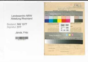Entnazifizierung Fritz Janda , geb. 12.12.1922 (Polizist)