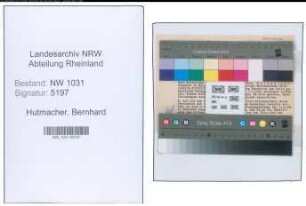 Entnazifizierung Bernhard Hutmacher , geb. 00.00.0000 (Polizeibeamter)