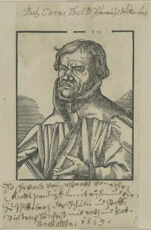 Bildnis des Paul Eber