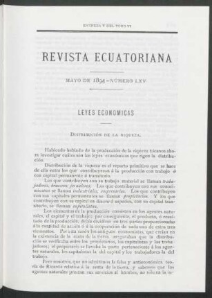 Mayo de 1894 - Número LXV