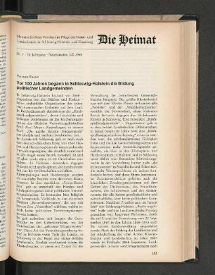 Nr. 7, 75. Jahrgang, Neumünster, Juli 1968