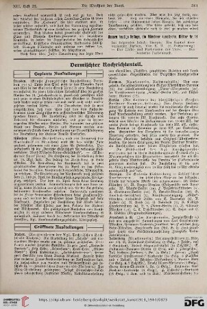 Vermischter Nachrichtenteil