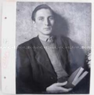 Albumblatt aus dem Dummy für das Buch "German Faces"