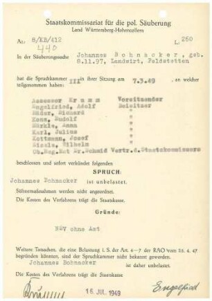 Bohnacker, Johannes