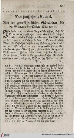 Das funfzehente Capitel