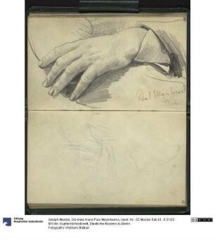Die linke Hand Paul Meyerheims