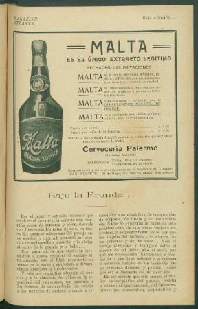 Bajo la Fronda...