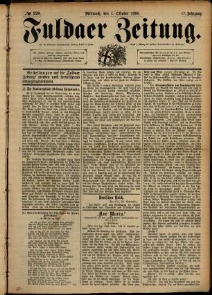 Ausgabe vom Mittwoch, den 01. Oktober 1890.