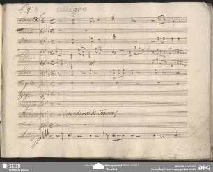 Aria: "Per la musica vocale"