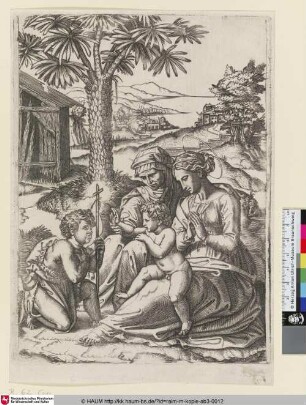[La Vierge au palmier; The Virgin of the Palm Tree; Die Jungfrau mit der Palme]