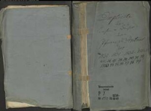 Kirchenbuchduplikate der katholischen Gemeinde Hoetmar (GHT 1830-1849). (Gemeinde: Hoetmar, Katholische Gemeinde)