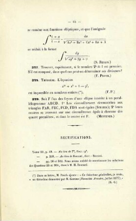 Rectifications.