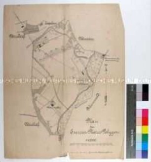 Grundriss des Exerzierplatzes Polygon bei Strassburg im Elsass