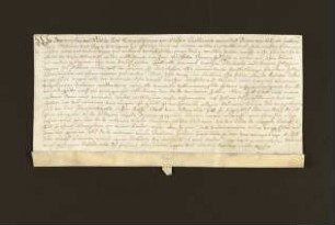 Regest Hoppe. 1579 Jan. 06. Hausrentenverkauf in Haus auf der Mittelstrasse an die Dechen von St. Loyen (Johann Mußmann).