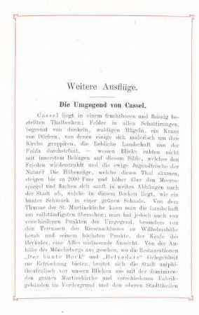 Weitere Ausflüge.