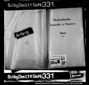 Nachlaß des Hans von Wartensleben