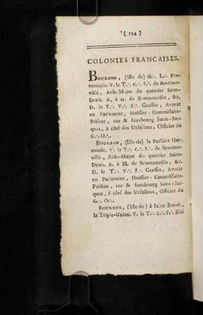 154-164d, Colonies Francaises.