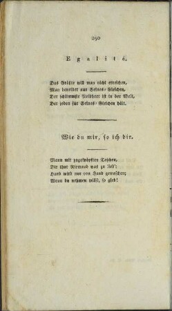 Egalité