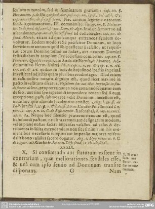 XXXIX. X. Si consuet. aut statut. exstet in contrarium