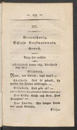 XIV. Braunschweig. Schloss Dankwarderode. Gemach