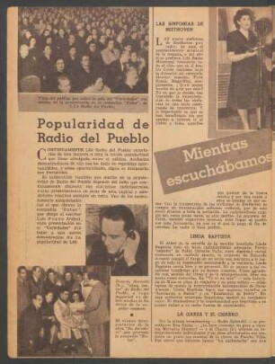 Mientras escuchabamos