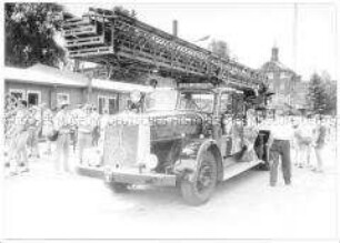 Feuerwehr-Leiterwagen