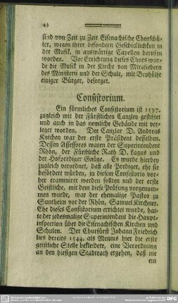 Consistorium