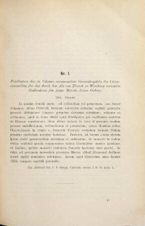 Geschichte der Universität Wirzburg, 2. Urkundenbuch