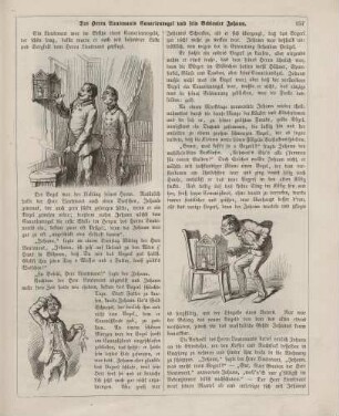 "Des Herrn Lieutenants Canarienvogel und sein Bedienter Johann"